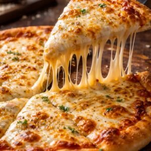 Cheesy Margherita Pizza