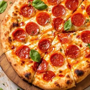 Spicy Pepperoni Pizza